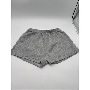 Vintage Gearing Up Women's Running Shorts‎ Size Large Gray Made In USA Grey